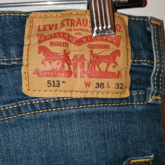 Men's 513 38x32 denim jeans - Picture 2 of 3